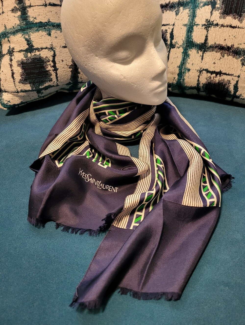 Yves Saint Laurent Silk Scarf